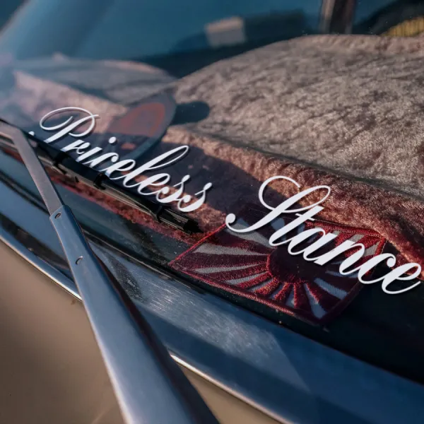 2x Pair Priceless Stance JDM Royal Elite Iconic Build Night Run Street Racing Drift Circuit Tuning Slammed Camber Static Car Vinyl Sticker Decal>