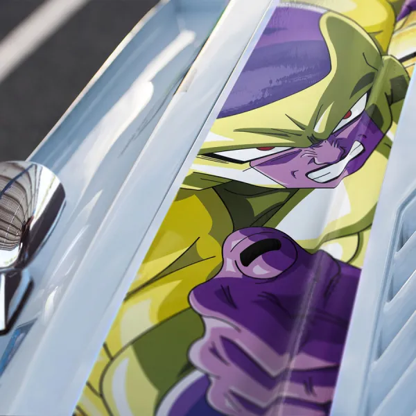 Frieza Golden Freezer Emperor Universe 7 Goku Saiyan Z Super DBZ Kai Anime Manga Car Printed Hood Stripe Vinyl Sticker Decal>