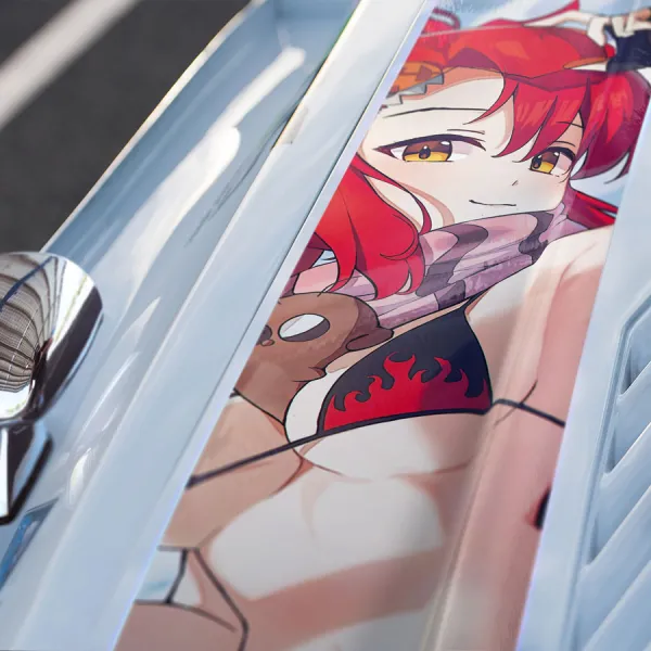 Yoko Littner Barrett M82 Sniper Rifle Anti-Spiral Lordgenome Kamina Gunmen Sexy Hot Boobs Anime Manga Car Printed Hood Stripe Vinyl Sticker Decal>
