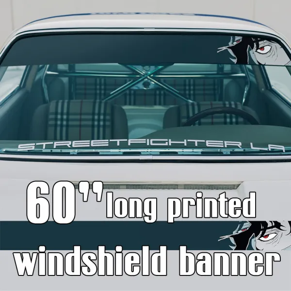 60" Cowboy Spike Spiegel v1 Bounty Hunter Jet Faye Ed Ein Anime Manga Sun Strip Printed Windshield Vinyl Sticker Decal>