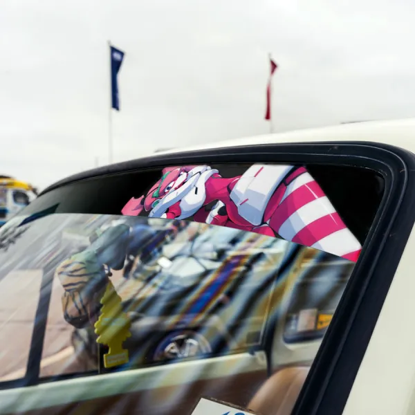 60" Argentea Miku Code 390 666 v10 Zorome Sexy Girl Anime Manga Sun Strip Printed Car Vinyl Sticker Decal>