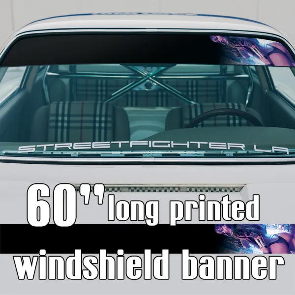 60" Major Motoko v4 Kusanagi Cyborg Public Security Section 9 Sexy Anime Manga Movie Smoke Sun Strip Printed Windshield Car Vinyl Sticker Decal>