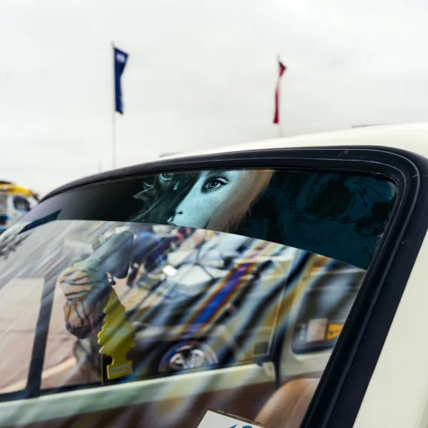 60" Daenerys Targaryen v1 Dragon Dracarys Thrones GoT Sun Strip Printed Windshield Car Vinyl Sticker Decal>