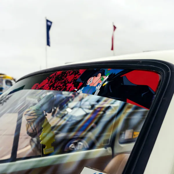 60" Tuxedo Mask Rose Petals Pretty Guardian Cat Crystal v3 Anime Manga Sun Strip Printed Windshield Car Vinyl Sticker Decal>