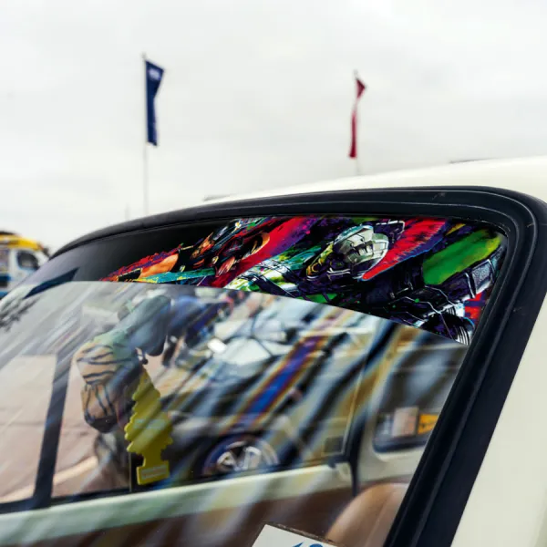 60" Thor v2 Superhero Ragnarok Hammer Mjolnir Asgard Loki Odin Comic Sun Strip Printed Windshield Car Vinyl Sticker Decal>