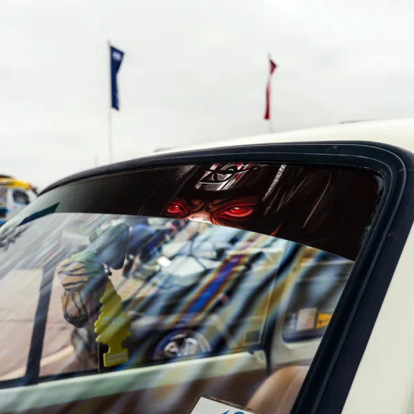 60" Uzumaki v5 Nine-Tails Konoha Hidden Leaf Village Sasuke Uchiha Sakura Haruno Anime Manga Sun Strip Printed Windshield Car Vinyl Sticker Decal>