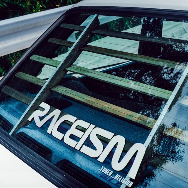 2x Pair Raceism Stance Slammed Royal Stance Event Low Street Racing Drift Circuit Tuning Vinyl Sticker Decal>