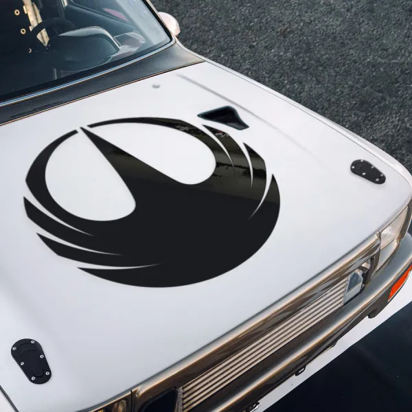 Hood Rogue Rebel Aliance Squadron One Death Star Galactic Empire Jyn Erso Death Star Hood Car Vinyl Sticker Decal>