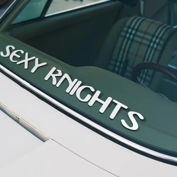 Sexy Knights Team Kobe Japan Drift Racing JDM Event Stance Banner Strip Low Vinyl Sticker Decal >