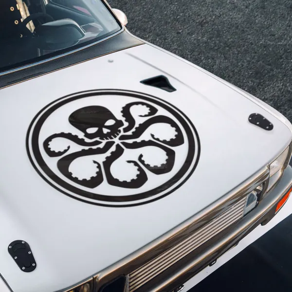 Hood Hail Hydra v1 Cut Off One Head Two More Shall Take Its Place Secret Empire Red Skull Sleeper Agents Eagle  Comic Car Vinyl Sticker Decal>
