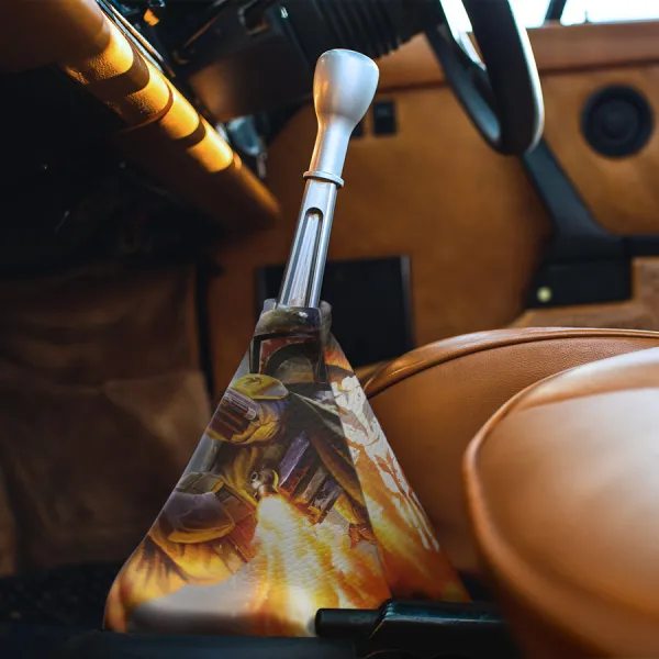 Boba Skull Bounty Hunter Mercenary Bantha Slave I Starship Sarlacc Pit Jetpack Armor Helmet Jedi Clone Eco Leather Printed Car Shift Boot>