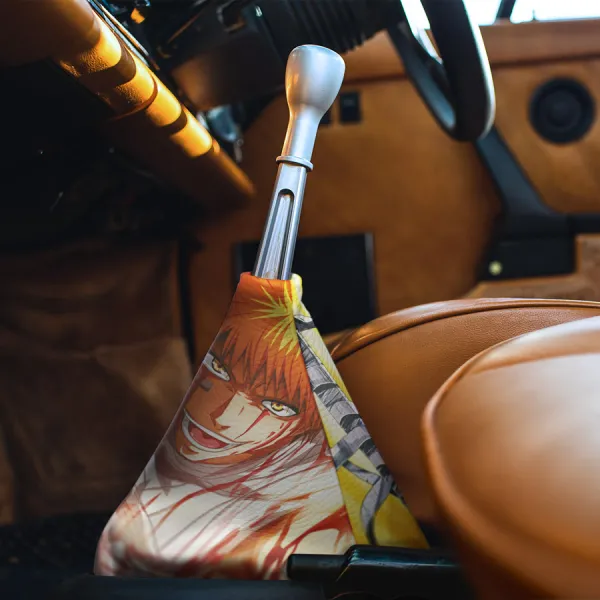 Ichigo Kurosaki Shinigami Hollow Mask Gotei 13 Quincy Karakura Soul Society Zanpakutō Reiatsu Zangetsu Getsuga Tensho Anime Manga Eco Leather Printed Car Shift Boot>