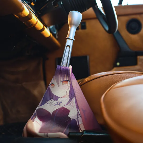 Tomoe Tachibana v1 Traditional Yamato Nadeshiko Miyabi Hotaka Blaze Kusarigama Warrior Kouryu Academy Sexy Waifu Anime Manga Eco Leather Printed Car Shift Boot>