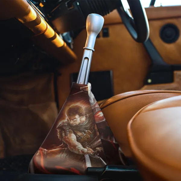 Guts Black Swordsman Branded Band Falcon Armor Dragon Slayer Knight Griffith Crimson Sacrifice Darke Anime Manga Eco Leather Printed Car Shift Boot>