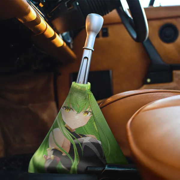 C.C. C2 CC Immortal Witch Pizza Girl Hut Green Contract Holder Immortal Lelouch Black Knights Waifu Senpai Otaku Anime Manga Eco Leather Printed Car Shift Boot>