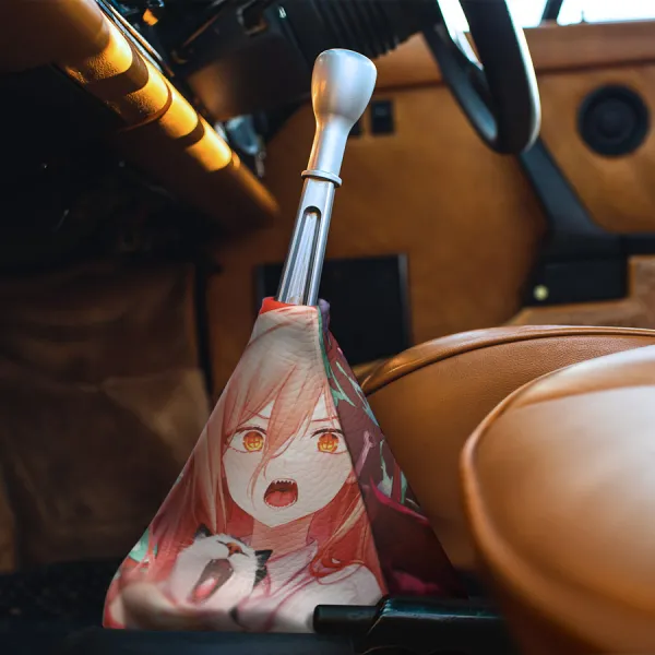 Power v1 Scythe Blood Fiend Public Safety Devil Hunter Makima Squad Waifu Hot Boobs Otaku Anime Manga Eco Leather Printed Car Shift Boot>