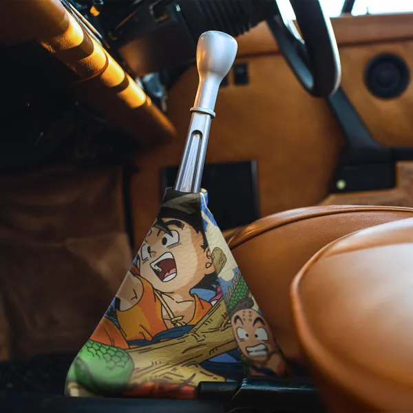 Son Goku Black Kid Super Saiyan Kakarot Strike Universe 7 Capsule Corp Wish Orbs  Z DBZ Kai Manga Anime Eco Leather Printed Car Shift Boot>