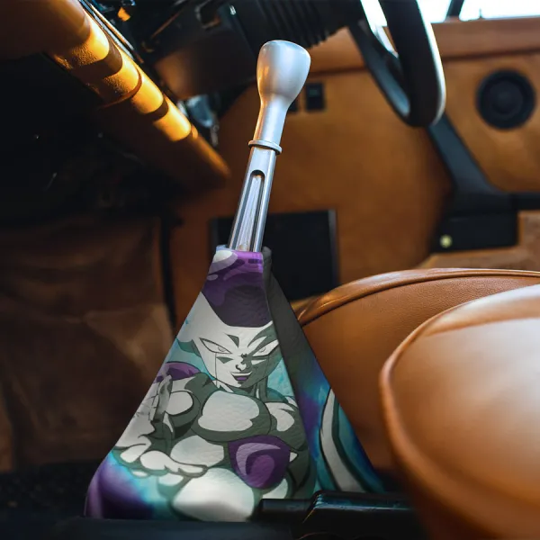 Frieza v1 Freezer Lord Emperor Universe 7 Destruction Goku Saiyan Z Super DBZ Kai Manga Anime Eco Leather Printed Car Shift Boot>