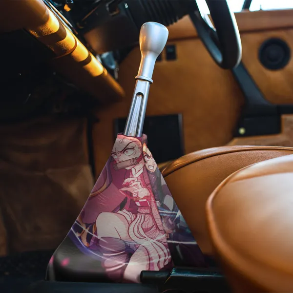 Tanjiro Kamado v4 Child of Brightness Sumiko King of Demons Corps Water Sun Breathing Nezuko Muzan Kibutsuji Katana Anime Manga Eco Leather Printed Car Shift Boot>
