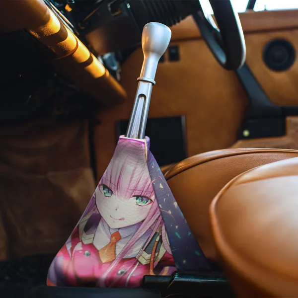 Zero Two Code 002 v2 Strelizia Sutorerichia Klaxo Sapien Parasites Waifu Sexy Girl Mecha Pilot Anime Manga Eco Leather Printed Car Shift Boot>