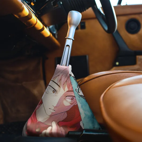 Yuji Itadori v1 Sorcerer Megumi Ryomen Sukuna Vessel Disgraced One Otaku Anime Manga Eco Leather Printed Car Shift Boot>