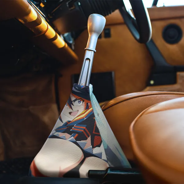 Ryuko Matoi v2 Scissor Senketsu Goku Honnouji Nudist Beach REVOCS Waifu Boobs Anime Manga Eco Leather Printed Car Shift Boot>