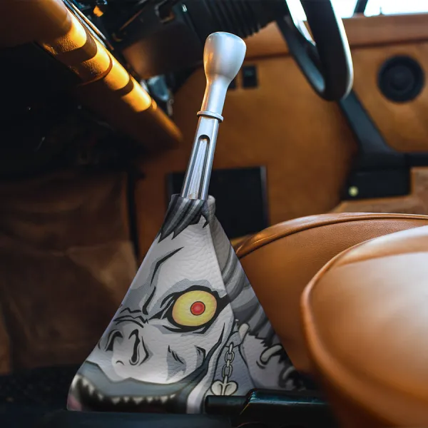 Ryuk Death Shinigami Bored Feather Wings Apple Light Yagami L Misa Amane Realm Anime Manga Eco Leather Printed Car Shift Boot>