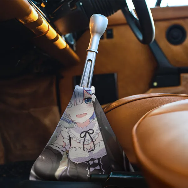 Rem Blue Twin Maid Emilia Camp Roswaal Mathers Water Magic Lye Oni Girl Lugunica Waifu Isekai Anime Manga Eco Leather Printed Car Shift Boot>