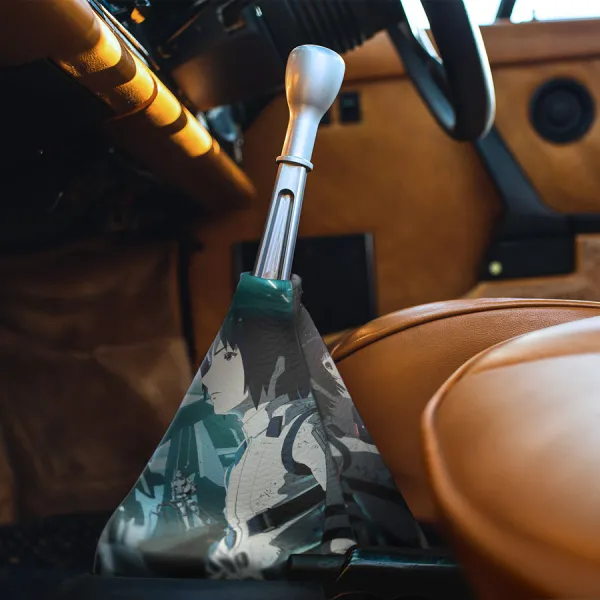 Nagate Tanikaze Shizuka Hoshijiro v2 Garde Pilot Benisuzume TSF Gauna Alien Crimson Hawk Moth Beni Red Mecha Anime Manga Eco Leather Printed Car Shift Boot>