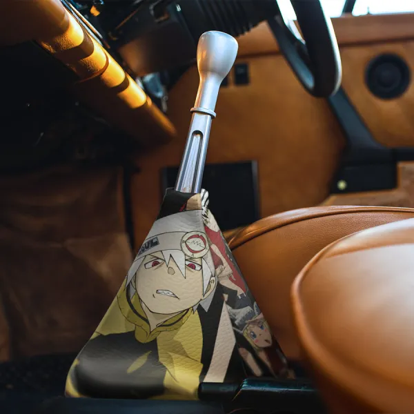 EAT Class Especially Advantaged Talent DWMA Death Weapon Meister Evans Lord Shinigami Death Maka Albarn Kid Anime Manga Eco Leather Printed Car Shift Boot>