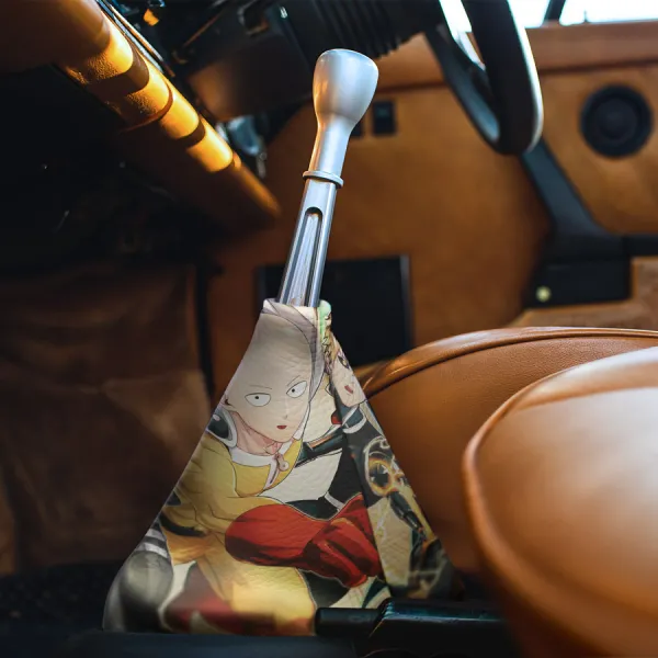 Saitama v2 Master Senpai Caped Baldy A-Class Rank 39 Hero Association Genos  Anime Manga Eco Leather Printed Car Shift Boot>