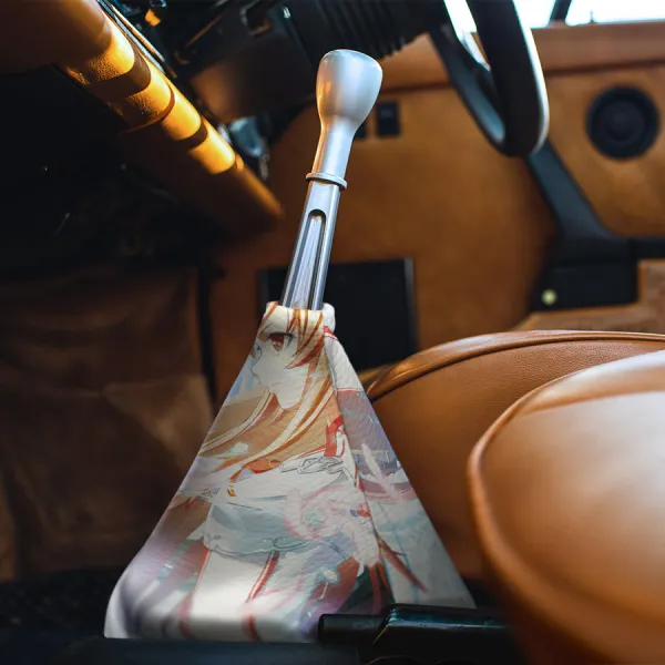 Yuuki Asuna v2 Berserk Healer Stacia RECT Inc Knights Blood Sexy Waifu Hot Girl Anime Manga Eco Leather Printed Car Shift Boot>