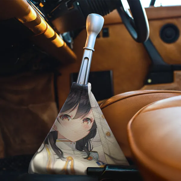 Atago Takao Class Heavy Cruiser Fleet Sakura Empire Naval Vessel Ship Imperial Japanese Navy Waifu Senpai Otaku Anime Manga Eco Leather Printed Car Shift Boot>