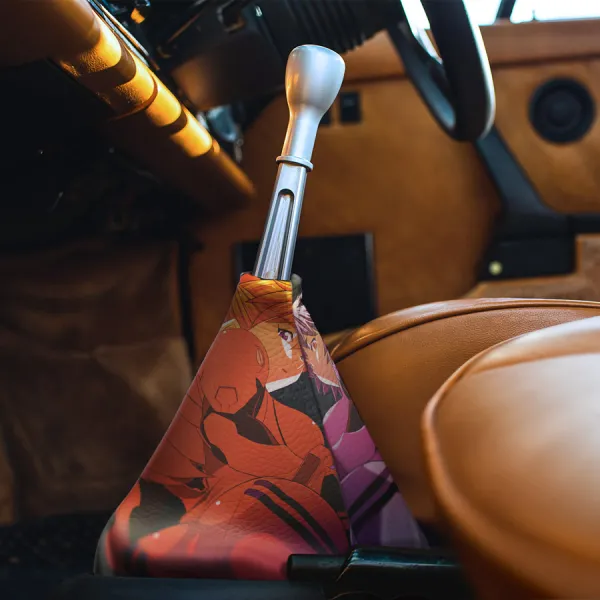 Rei Ayanami Asuka Langley Soryu Eva Unit 00 02 Pilot NERV First Child Clone Lilith Project E Angel Seele Tsundere Queen Mecha Anime Manga Eco Leather Printed Car Shift Boot>