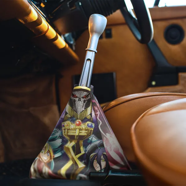 Ainz Ooal Gown v2 Albedo Succubus Lust Horns Pure-White Devil Overseer Guardians Great Tomb Nazarick Shalltear Bloodfallen Eco Leather Printed Car Shift Boot>
