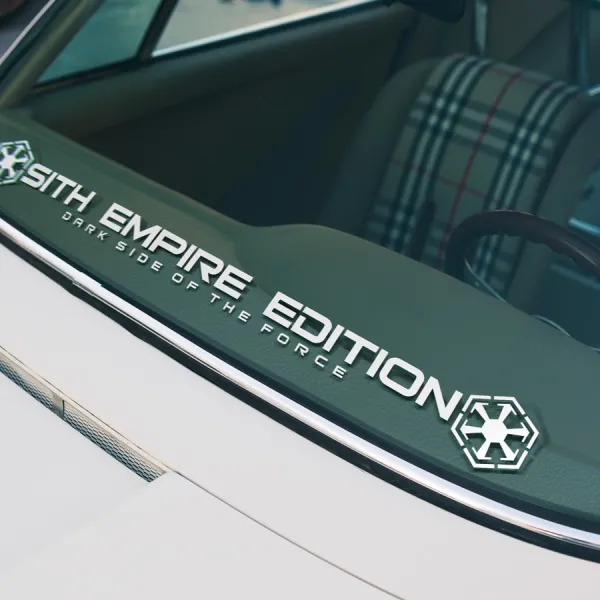 Sith Empire Edition Council Darth Revan Malgus Sidious Palpatine Lord Rule of Two Republic Galactic Dark Side Force Lightsaber Galactic Car Vinyl Sticker Decal>