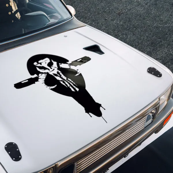 Slave 1 Starship Craft Hood Boba Jango Clone Bounty Hunter Republic Empire Car Vinyl Sticker Decal>