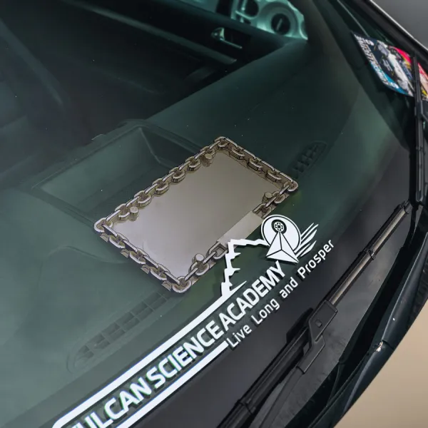 2x Pair Vulcan Science Academy Recruit Cadet Training Live Long And Prosper IDIC USS Enterprise Starship Klingon Spock Car Vinyl Sticker Decal>