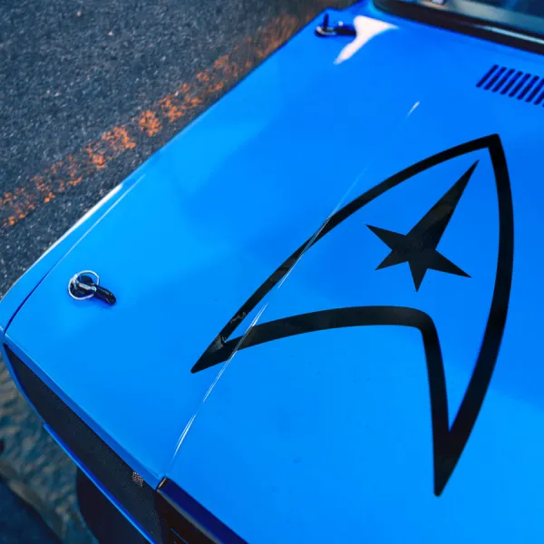 Starfleet Hood Badge Insignia Command United Federation Planets USS Enterprise NCC 1701 A Starship  Spock Vulcan Romulan Klingon Borg Car Vinyl Sticker Decal>