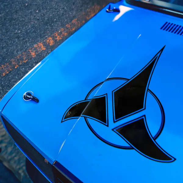 Klingon Empire v1 Hood Badge Insignia Fleet Warrior Force Kahless Sword Qo'noS Sto’Vo’Kor Gre’thor Bat’leth D’k tahg Worf Martok Gowron Car Vinyl Sticker Decal>