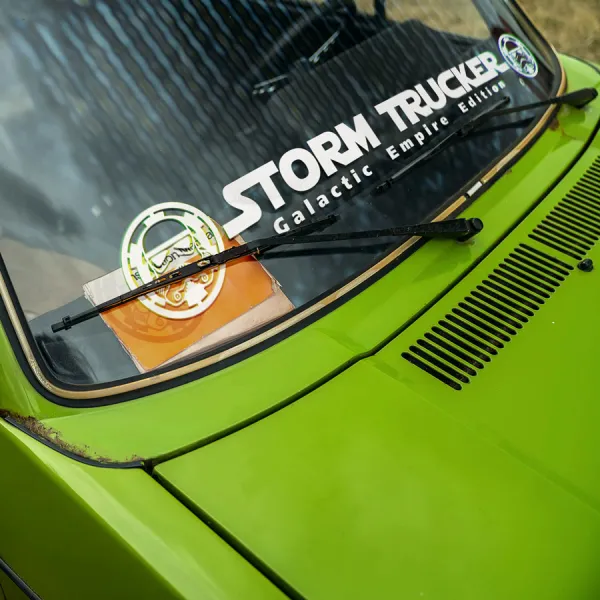 Storm Trucker Galactic Empire Sith Jedi Rebel Stormtrooper Windshield Darth Truck SUV Off Road 4x4 Sticker Decal>