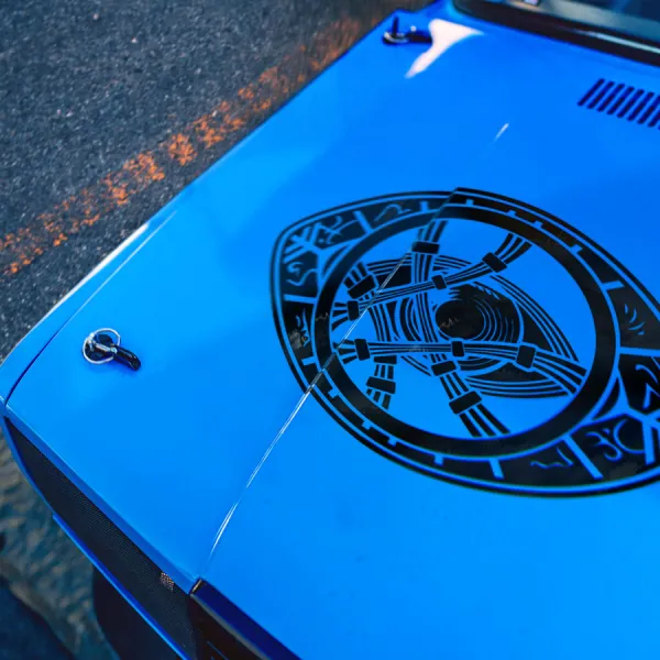 Hood v3 Sanctum Sanctorum Seal Magic Runes Multiverse Guardian Astral Projection Mirror Dimension Agamotto Eye Cloak Comic Superhero Car Vinyl Sticker Decal>