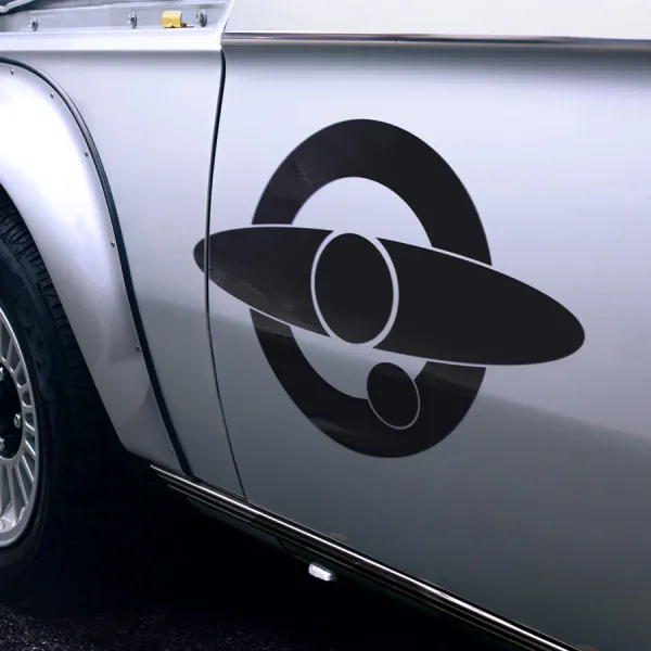 2x Pair Side AEUG Anti Earth Union Group Resistance Movement Earth Federation Sphere Titans Gryps Conflict MK II MSZ-006 Zeta Anime Manga Car Vinyl Sticker Decal>