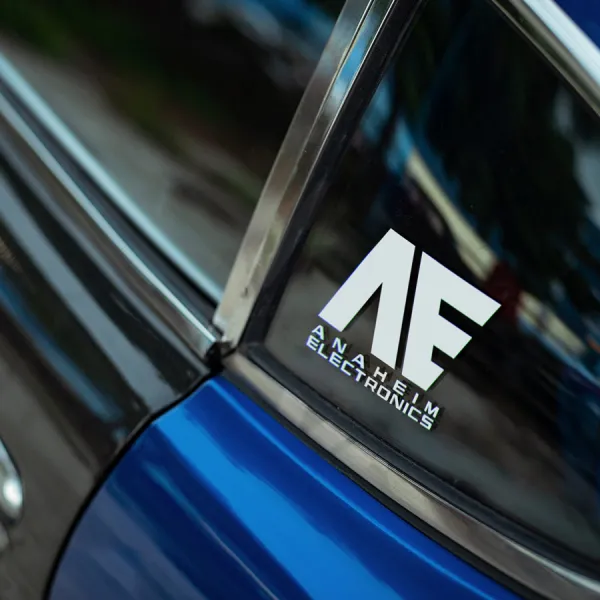 2x Pair Small Anaheim Electronics v2 U.C. 0083 Defense Corporation Earth Federation Sphere Zeon Freedom Unicorn Zeta RX-78 MSN-04 Sazabi Anime Manga Car Vinyl Sticker Decal>