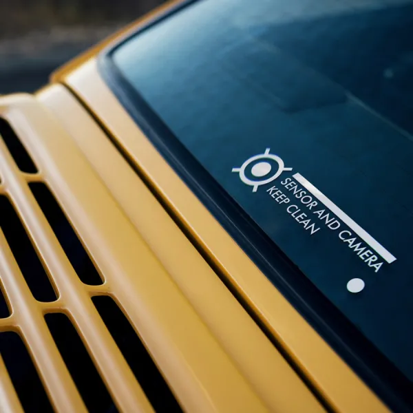 2x Pair Sensor Camera Caution Maintenance Warning Sign Alert Mecha Pilot MS-06S Zaku II RX-78-2 Principality of Zeon Earth Federation Axis Anime Manga Car Vinyl Sticker Decal>