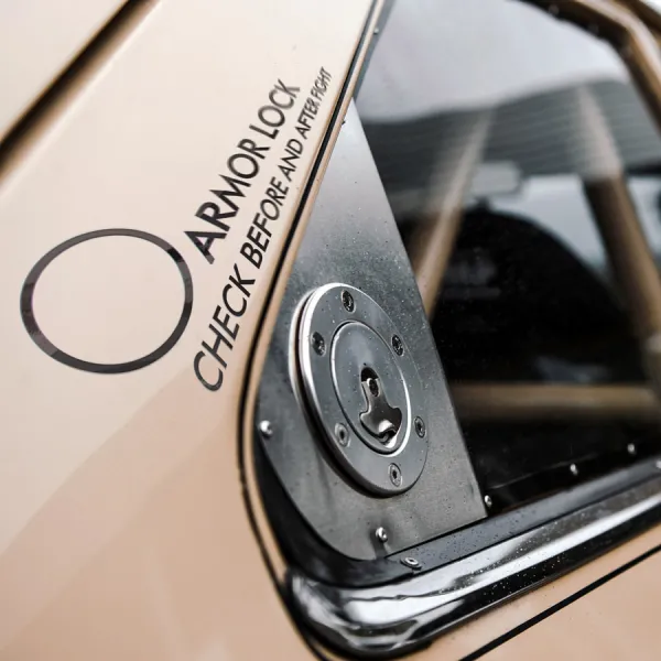 2x Pair Armor Lock Check Caution Maintenance Warning Sign Alert Mecha Pilot MS-06S Zaku II RX-78-2 Principality of Zeon Earth Federation Axis Anime Manga Car Vinyl Sticker Decal>