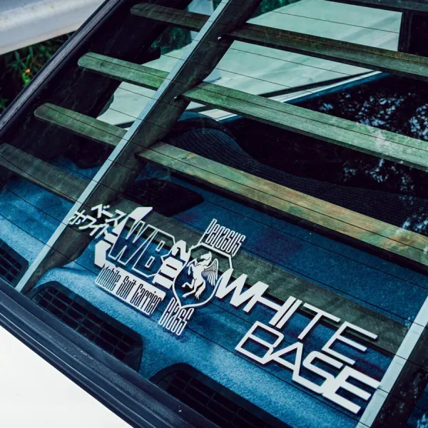 2x Pair WB 102 White Base v1 Pegasus-class Assault Landing Ship Carrier RX-78-2 Amuro Ray SCV-70 LMSD-71 Earth Federation Anime Manga Car Vinyl Sticker Decal>