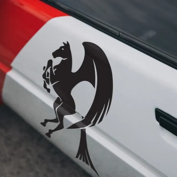 2x Pair Side WB 102 White Base v2 Pegasus-class Assault Landing Ship Carrier RX-78-2 Amuro Ray SCV-70 LMSD-71 Earth Federation Anime Manga Car Vinyl Sticker Decal>