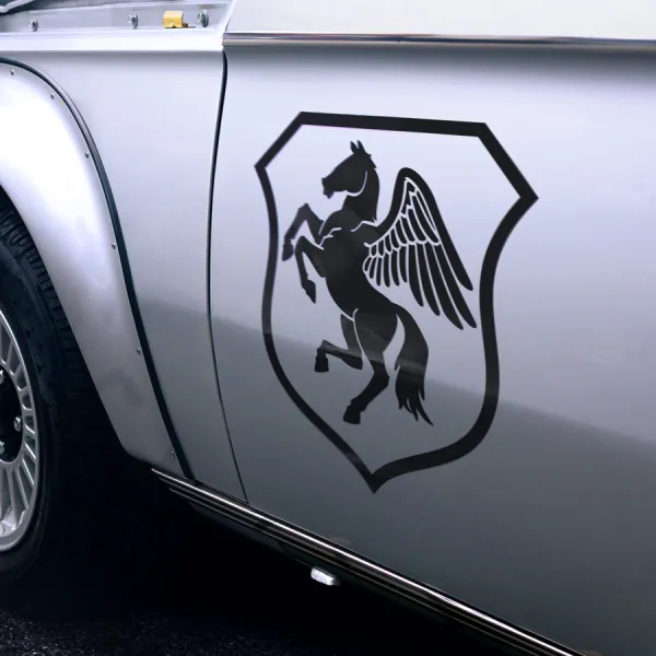 2x Pair Side WB 102 White Base v1 Pegasus-class Assault Landing Ship Carrier RX-78-2 Amuro Ray SCV-70 LMSD-71 Earth Federation Anime Manga Car Vinyl Sticker Decal>