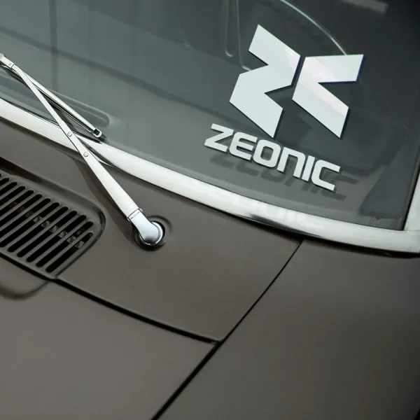 2x Pair Small Zeonic Company Developer Principality of Zeon MS-05 MS-06 Zaku I II MS-14 Gelgoog Anime Manga Car Vinyl Sticker Decal>